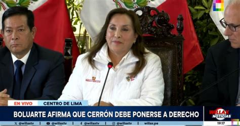 Dina Boluarte Sobre Captura Del Prófugo Vladimir Cerrón Es Un Tema