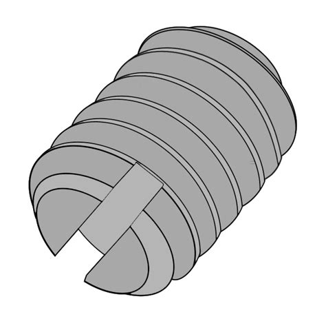 551 A2 304 Stainless Slotted Flat Point Set Screw