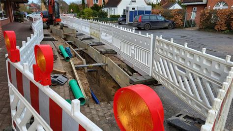 Sperrung L57 Baustelle des Zweckverband Ostholstein Schönwalde SHZ