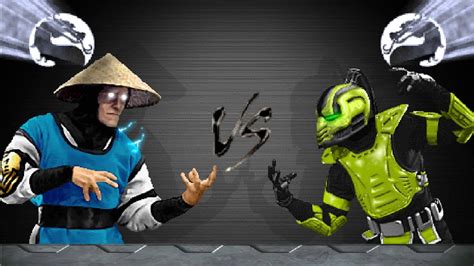 Raiden Vs Cyrax Fight Mortal Kombat Mortalkombat YouTube