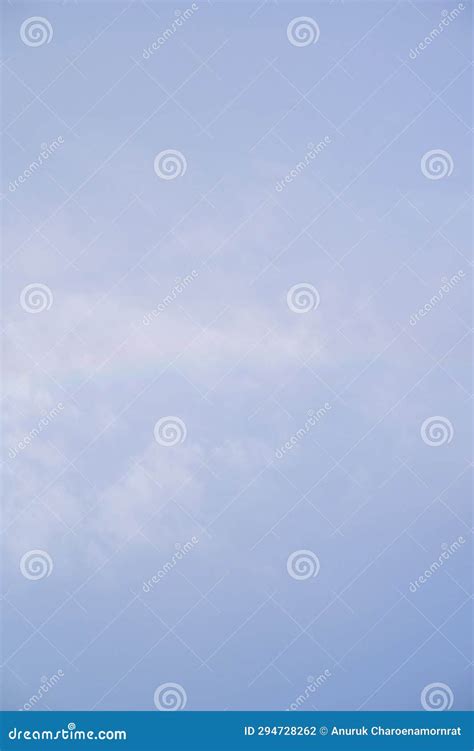 Clear Sky with Rainbow in Raining Season Stock Photo - Image of banner ...