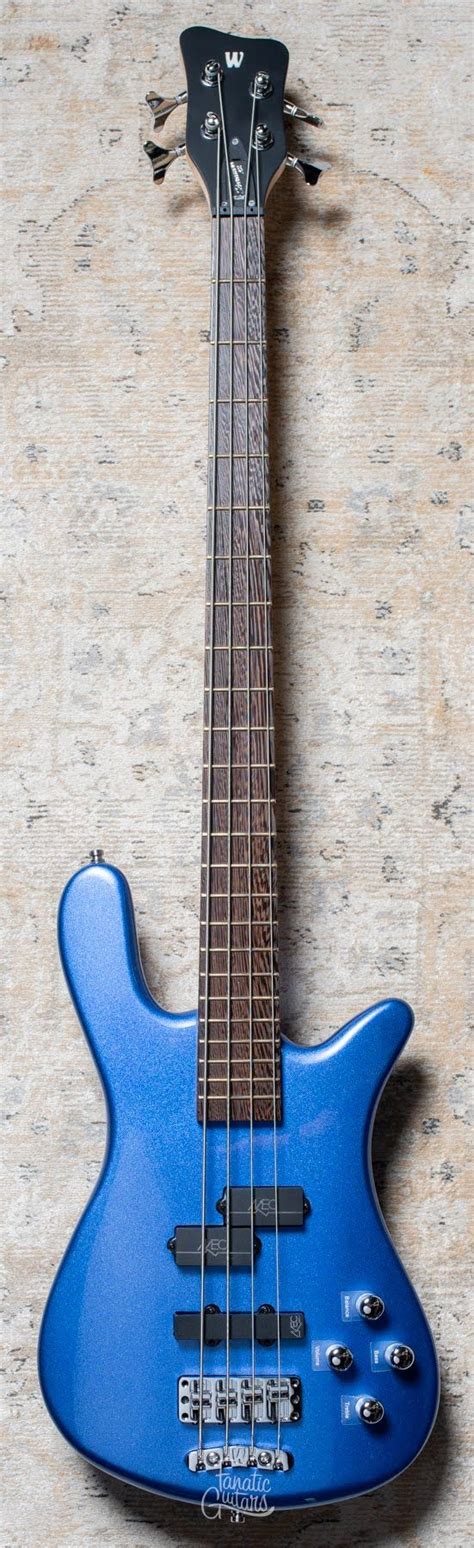 Warwick Rockbass Streamer Lx String Metallic Blue High Polish