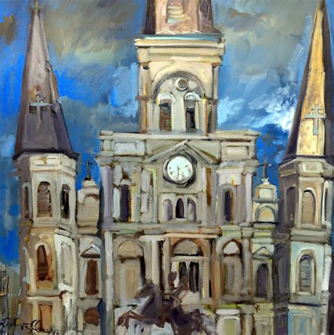 St Louis Cathedral Painting at PaintingValley.com | Explore collection ...