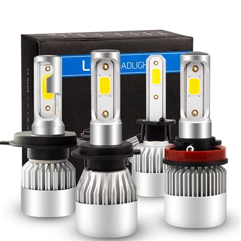 H7 H4 Led Car Light Bulbs H11 H1 Led Auto Lamp H1 H4 H7 H11 12v 24v 8000lm 6500k Cob Led Car