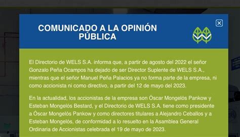 Diario Hoy Empresa Adjudicada Aclara Que Familia Pe A No Forma Parte