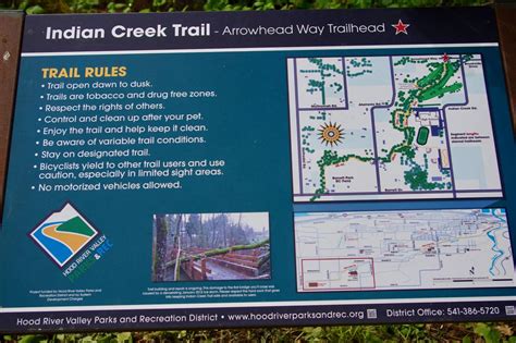 Filetrail Map Indian Creek Trail Hiking In Portland Oregon And Washington