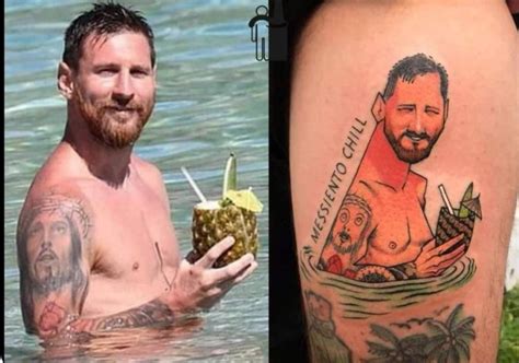 Los Peores Tatuajes De Messi Campe N Del Mundo Son Furor En Redes Sociales