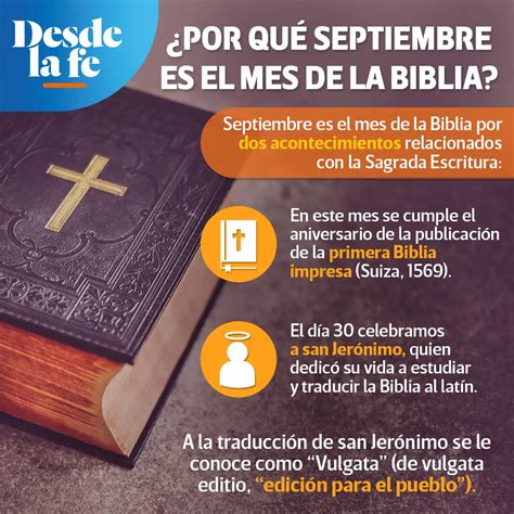 Mes De La Biblia Profundiza En La Palabra De Dios Iglesia Del Pilar