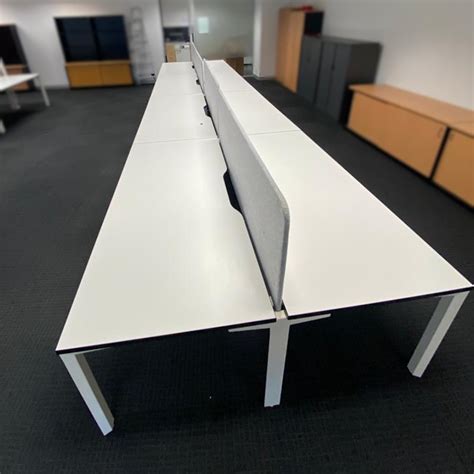 8 Person Desk - 7200 x 1600 - 1 available - Canterbury Used Office Furniture