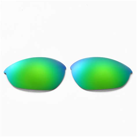 Walleva Emerald Polarized Lenses Green Rubber Kit For Oakley Half Jacket Ebay