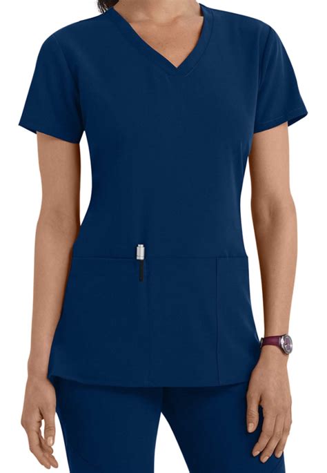 Scrub Top Greys Anatomy Signature 3 Pocket Top By Barco 2115uprn Central Uniforms