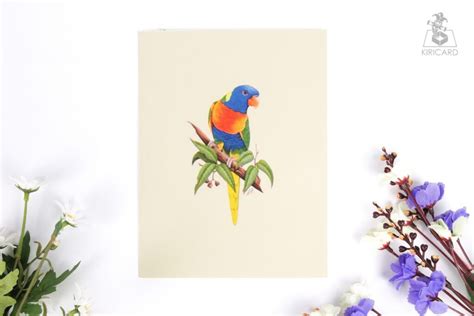 Parrot Pop Up Card Kiricard