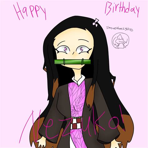 Happy Birthday Nezuko Kamado Demon Slayer Kimetsu No Yaiba Amino