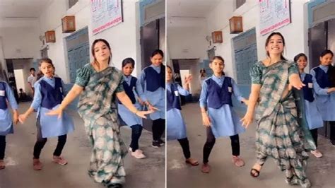 VIRAL: Physics Teacher Dances To 'Gulabi Sharara' Song with Students ...