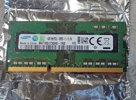 Yahooオークション サムスン製 Ddr3 Pc3l 12800s 204pin 4g 低電圧