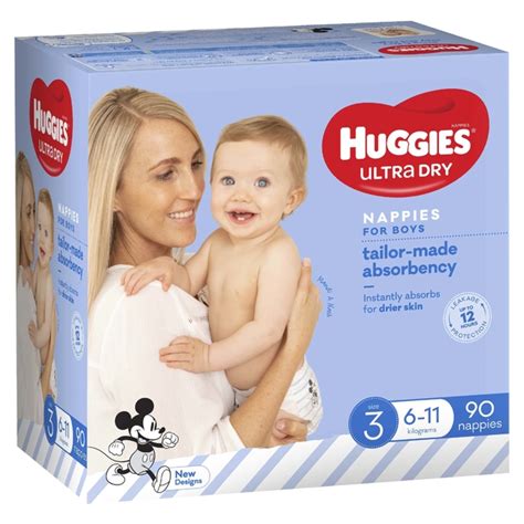 Buy Huggies Ultra Dry Crawler Boy Nappies Jumbo Pack Size At Mighty