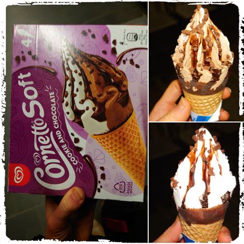 Cornetto Soft Cookie And Chocolate Chocolatey Salted Caramel