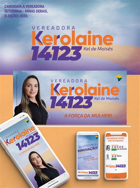 Identidade Visual Campanha Vereadora 2020 Behance