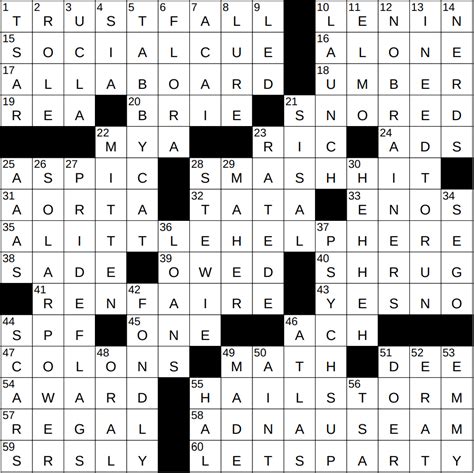 Ny Times Crossword Jul Friday Nyxcrossword