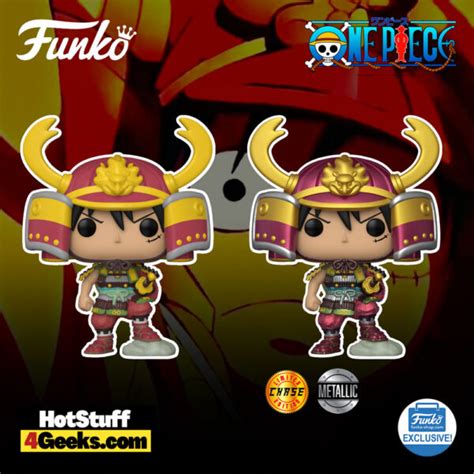 New One Piece Armored Luffy W Metallic Chase Funko Pop