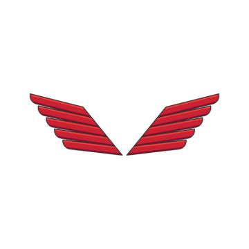 Red Wings Logo Icon, Wings, Logo, Icon PNG and Vector with Transparent Background for Free Download