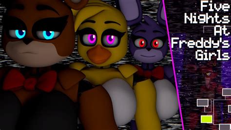 Five Night At Freddys Girls Oh No Here We Go Again Oo Youtube