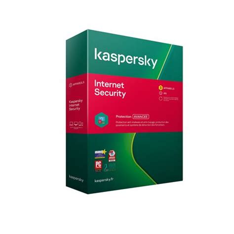 Logiciel Kaspersky Internet Security 2021 Attach Deal 3 Postes Pour 1