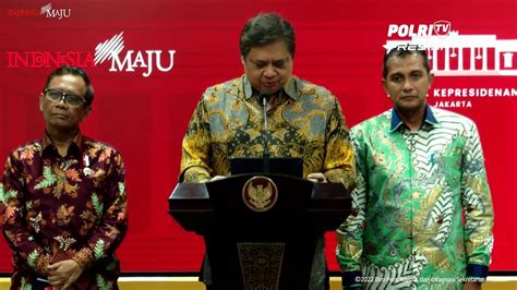 Pemerintah Terbitkan Perppu Cipta Kerja Ket Pers Menkopolhukam Menko