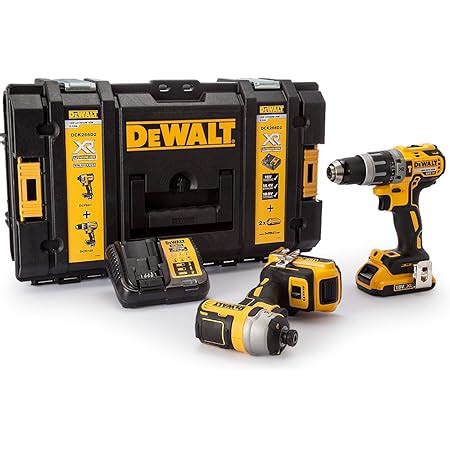 DEWALT DCK266P2T GB XR Combi Drill And Impact Driver Brushless Kit In