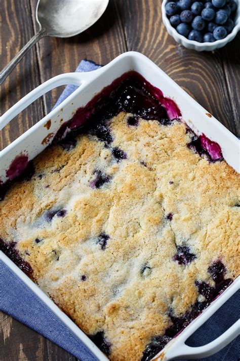 Blueberry Cobbler Spicy Southern Kitchen