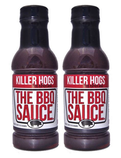 Killer Hogs The Bbq Barbecue Sauce 16 Oz 2 Pack Ebay