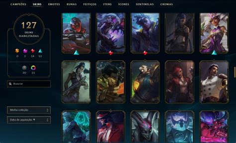 Conta Mestre League Of Legends Skins Lol Dfg