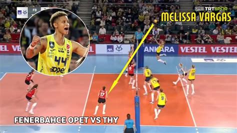 Melissa Vargas Fenerbahce Opet Turk Hava Yollari Axa Kupa Volley