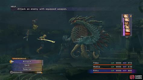 Geosgaeno Optional Bosses Bestiary Final Fantasy X HD Remaster