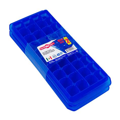 Wholesale 2pk Imperial Plastic Ice Cube Tray | BLUE | SKU: 90833