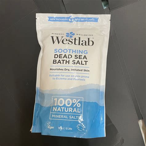 Westlab 1kg 死海鹽 舒緩濕疹 敏感皮膚 Soothing Dead Sea Bath Salt 美容＆化妝品 沐浴＆身體護理 沐浴及身體護理 沐浴 Carousell