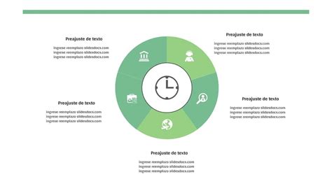 Diagrama Circular Con Los Cuatro Componentes Principales Del Plan De