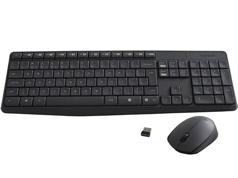 Kit Teclado E Mouse Sem Fio Logitech MK235 Kit Teclado E Mouse