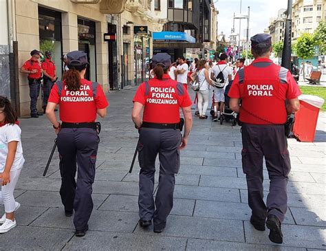 Policía Foral desplegará 90 agentes el 6 de julio en Pamplona