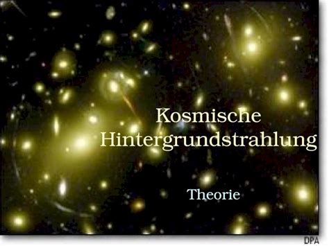 PPT Kosmische Hintergrundstrahlung Theorie Gliederung Einführung Das