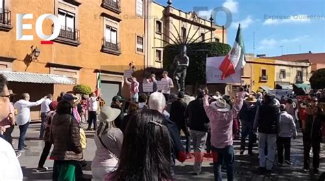 Respeta Pan Quer Taro Marcha Por La Democracia Expreso Queretaro