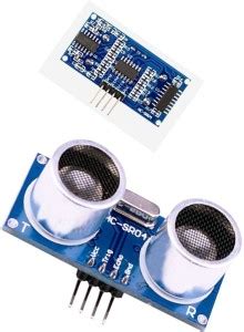 INVENTO 1Pcs Ultrasonic Module HC SR04 Distance Measuring Transducer