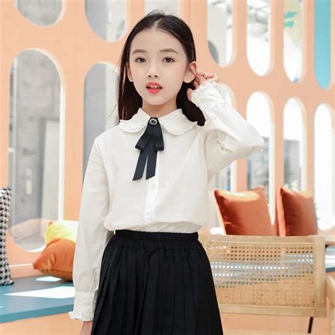 Harajuku Style Japanese Girls School Scout Dress Set Long Sleeve Shirt ...