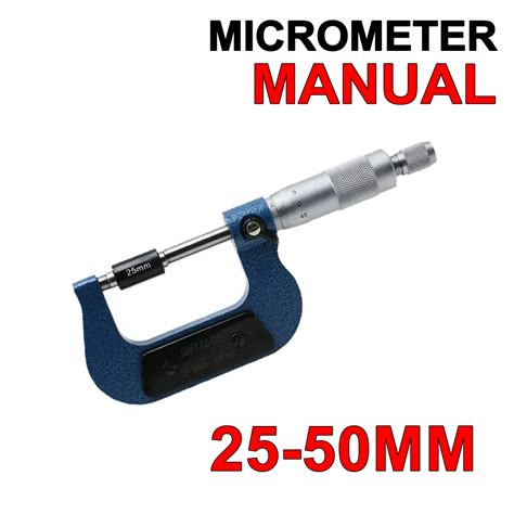 Jual Micrometer 25 50 Lexees 50mm Manual Sigmat Outside Mikrometer Luar