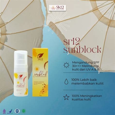 Jual Sunscreen Spf Pa With Calendula Skincare Sunblock Sr Bpom