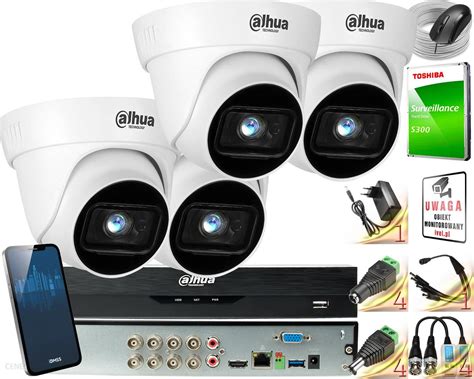 Zestaw Do Monitoringu DAHUA MONITORING 4X HAC HDW1800TL A 0280B