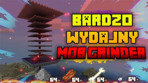 Minecraft Wydajna Farma Mob W Youtube