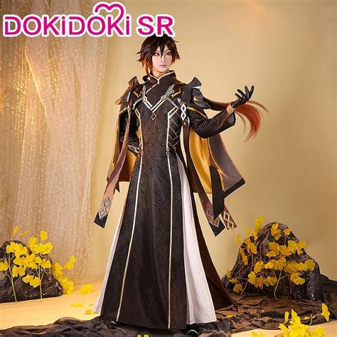 Zhongli Morax Cosplay Game Genshin Impact Dokidoki Sr Zhong Li Cosplay