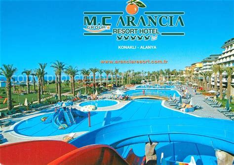 Postkarte Carte Postale Alanya M C Arancia Resort Hotel Manuskript