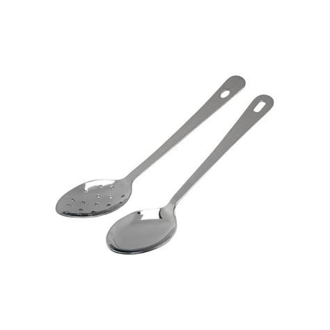 Stainless Steel Serving Spoon 12 With Hanging Hole Nev 300012